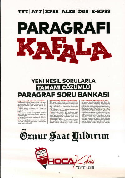 PARAGRAFI KAFALA ÇÖZÜMLÜ SORU BANKASI TÜM ADAYLAR İÇİN