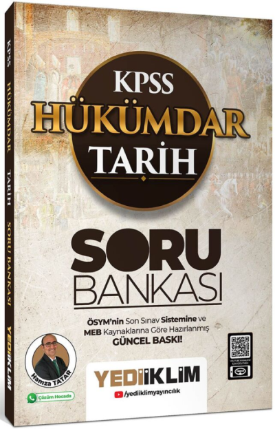 KPSS Tarih Hükümdar Soru Bankası Yediiklim Yayınları SegaCopy Fotokopi Merkezi