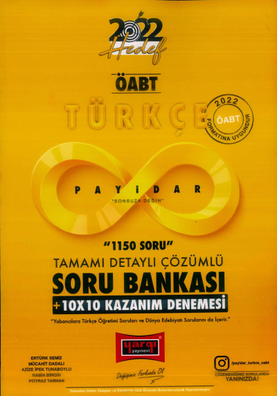 PAYİDAR 1150 SORU TAMAMI DETAYLI ÇÖZÜMLÜ SORU BANKASI 10x10 KAZANIM DENEMESİ