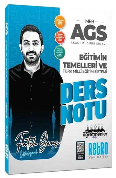 2026 MEB AGS Eğitimin Temelleri ve Türk Milli Eğitim Sistemi Retro Kitap SegaCopy Fotokopi Merkezi