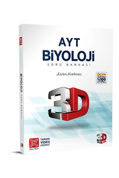 AYT Biyoloji 3D Soru Bankası SegaCopy Fotokopi Merkezi