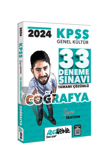 2024 KPSS GK Coğrafya Tamamı Çözümlü 33 Deneme Sınavı HocaWebde Yayınları SegaCopy Fotokopi Merkezi