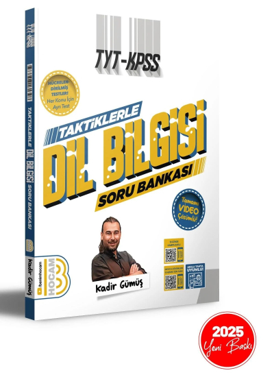 TYT - KPSS Taktiklerle Dil Bilgisi Tamamı Video Çözümlü Soru Bankası Benim Hocam Yayınları SegaCopy Fotokopi Merkezi