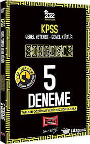 KPSS Genel Yetenek Genel Kültür Son Çıkış Tamamı Çözümlü 5 Deneme SegaCopy Fotokopi Merkezi