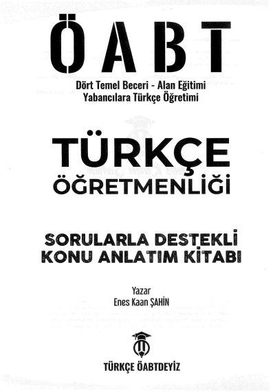 TÜRKÇE ÖĞRETMENLİĞİ SORULARLA DESTEKLİ KONU ANLATIM KİTABI SegaCopy Fotokopi Merkezi