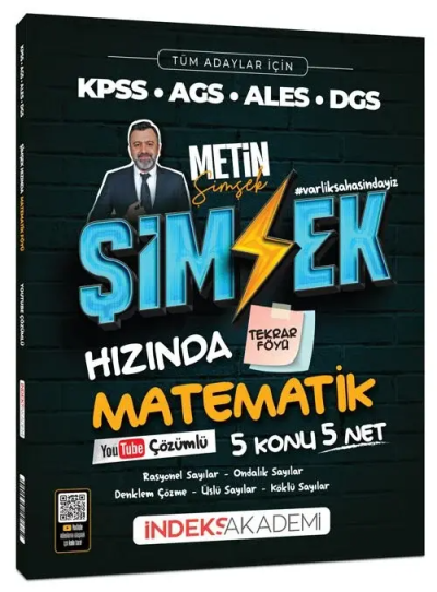 Şimşek Hızında Matematik Tekrar Föyü Youtube Video Çözümlü İndeks Akademi Yayıncılık SegaCopy Fotokopi Merkezi