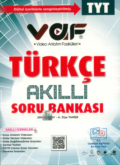 TYT Türkçe Akıllı Soru Bankası Vaf Yayınları SegaCopy Fotokopi Merkezi