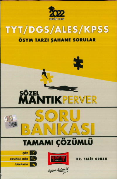 ÖSYM TARSI ŞAHEN SORULAR SÖZEL MANTIK PERVER SORU BANKASI SegaCopy Fotokopi Merkezi