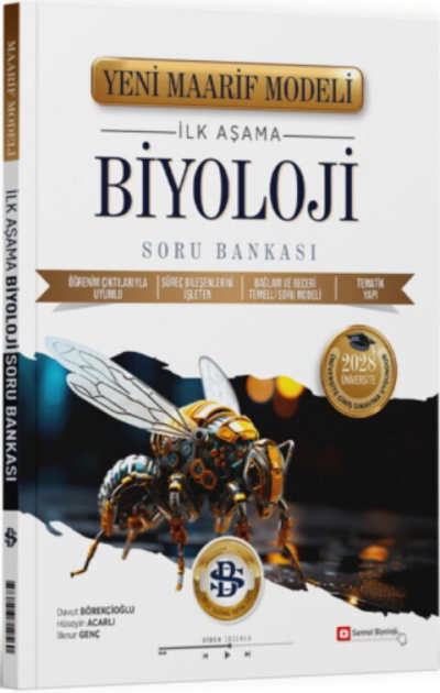 2028 Üniversiteye Hazırlık Biyoloji İlk Aşama Maarif Model Soru Bankası Bilgi Sarmal Yayınları SegaCopy Fotokopi Merkezi