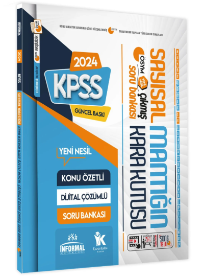 SAYISAL MANTIĞIN KARA KUTUSU ÇIKMIŞ SORU BANKASI SegaCopy Fotokopi Merkezi