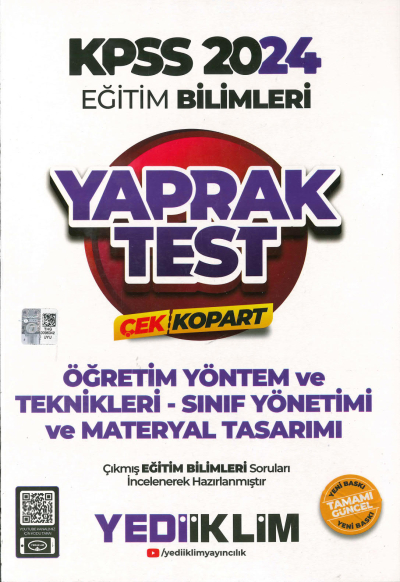 ÖYT- SINIF YÖNETİMİ VE MATERYAL TASARIM YAPRAK TEST SegaCopy Fotokopi Merkezi