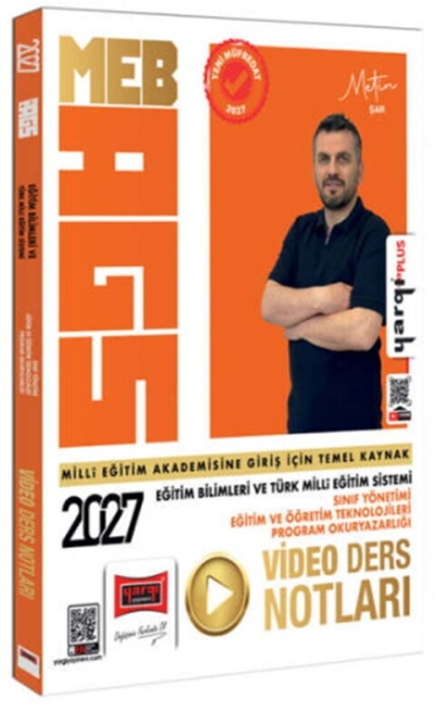 MEB-AGS Eğitim Bilimleri ve Türk Milli Eğitim Sistemi Video Ders Notları - Metin Şar Yargı Yayınları SegaCopy Fotokopi Merkezi