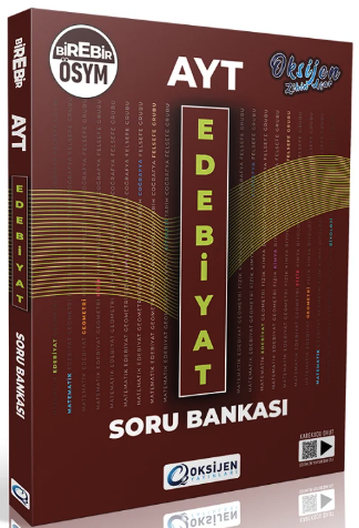 AYT Edebiyat Soru Bankası Çözümlü Oksijen Yayınları SegaCopy Fotokopi Merkezi