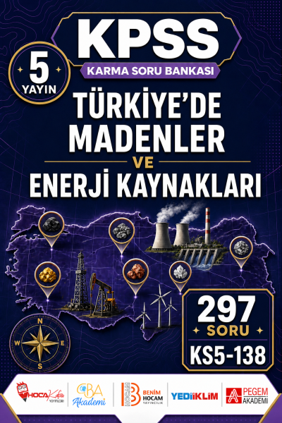 Türkiye’de Madenler ve Enerji Kaynakları 5 Yayın 297 Soru SegaCopy Fotokopi Merkezi