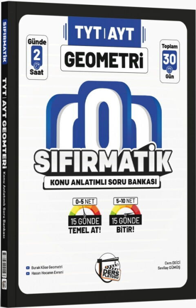 TYT AYT Geometri Sıfırmatik Konu Anlatımlı Soru Bankası Ders Platosu SegaCopy Fotokopi Merkezi
