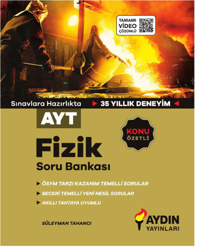 AYT Fizik Konu Özetli Soru Bankası Aydın Yayınları