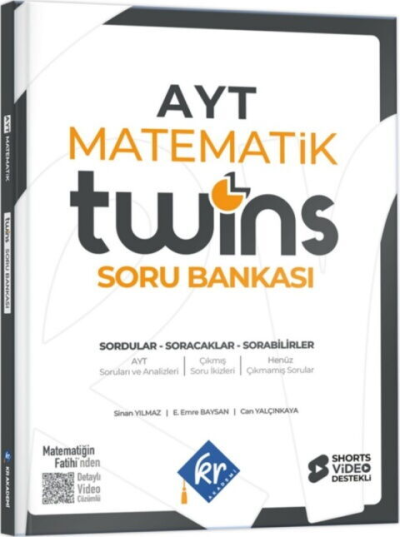 2027 AYT Twins Matematik Soru Bankası KR Akademi SegaCopy Fotokopi Merkezi
