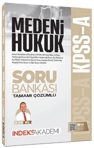 KPSS A Grubu Medeni Hukuk Soru Bankası İndeks Akademi SegaCopy Fotokopi Merkezi
