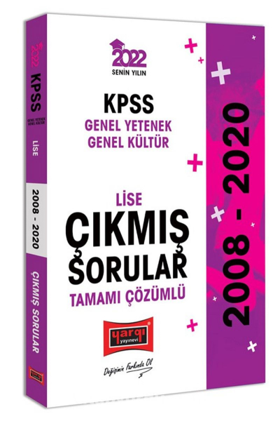 KPSS Genel Yetenek Genel Kültür Lise Tamamı Çözümlü Çıkmış Sorular 2008-2020 SegaCopy Fotokopi Merkezi