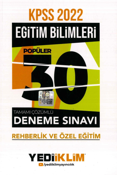 REHBERLİK 30'LU DENEME SINAVI TAMAMI ÇÖZÜMLÜ