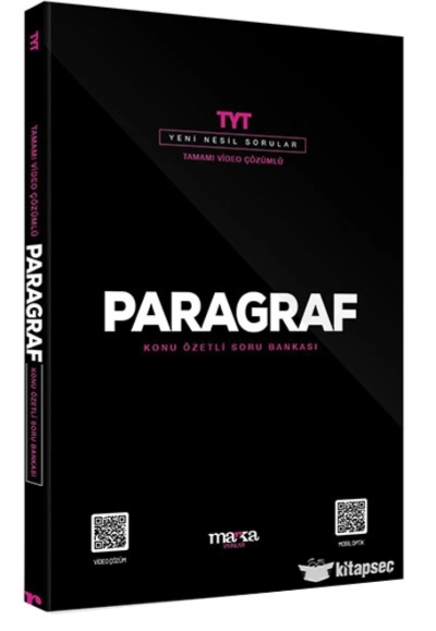 2024 TYT Paragraf Konu Özetli Yeni Nesil Soru Bankası Tamamı Video Çözümlü SegaCopy Fotokopi Merkezi