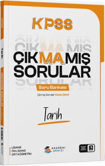KPSS Tarih Çıkmamış Sorular Soru Bankası Akademi Denizi SegaCopy Fotokopi Merkezi