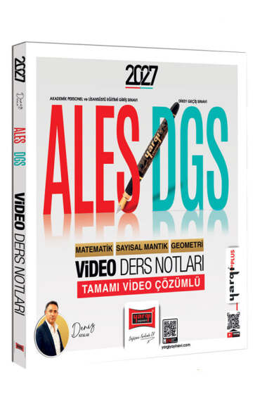 2027 ALES DGS Matematik Sayısal Mantık Geometri Video Ders Notları Yargı Yayınları SegaCopy Fotokopi Merkezi