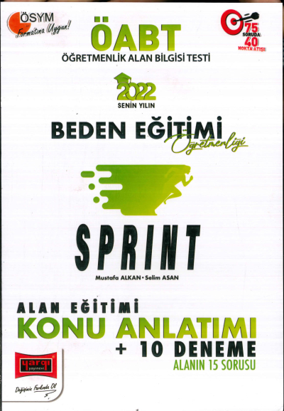 SPRINT ALAN EĞİTİMİ KONU ANLATIMI + 10DENEME SegaCopy Fotokopi Merkezi