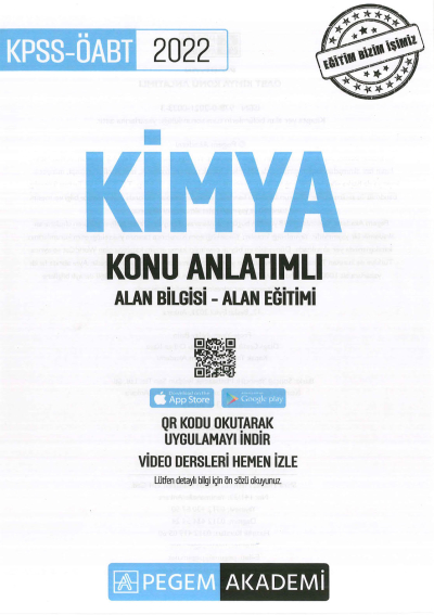 KİMYA KONU ANLATIMLI ALAN BİLGİSİ- ALAN EĞİTİMİ SegaCopy Fotokopi Merkezi
