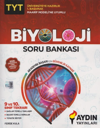 TYT Biyoloji Maarif Model 1. Basamak Soru Bankası Aydın Yayınları SegaCopy Fotokopi Merkezi