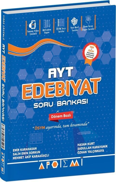 AYT Edebiyat Soru Bankası Apotemi Yayınları SegaCopy Fotokopi Merkezi