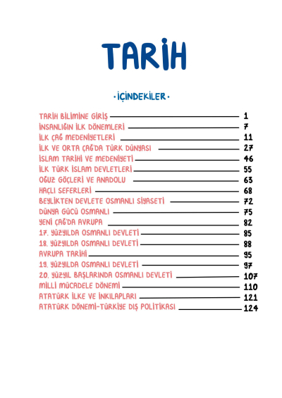 TYT Tarih Vip Notlar Vin Kampüs