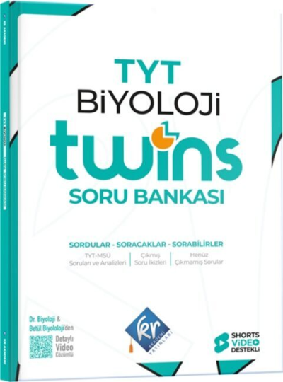 TYT Twins Biyoloji Soru Bankası KR Akademi Yayınları SegaCopy Fotokopi Merkezi