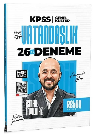 2026 KPSS Genel Kültür Vatandaşlık 26'lı Deneme Retro Yayıncılık SegaCopy Fotokopi Merkezi