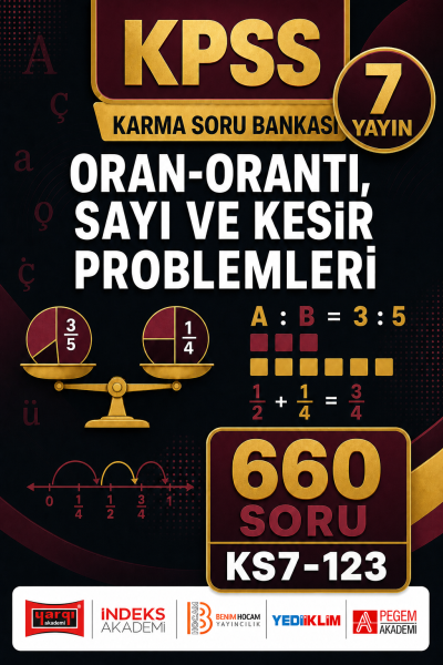 Oran-Orantı, Sayı ve Kesir Problemleri 7 Yayın 660 Soru SegaCopy Fotokopi Merkezi