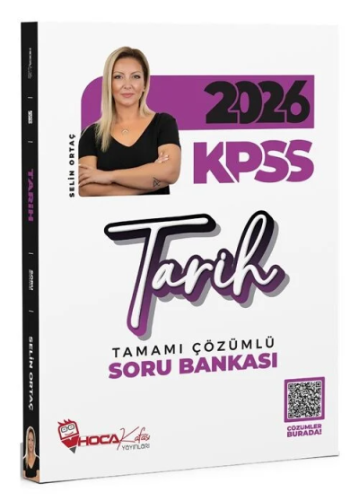 2026 KPSS Tarih Soru Bankası Çözümlü Selin Ortaç Hoca Kafası Yayınları SegaCopy Fotokopi Merkezi