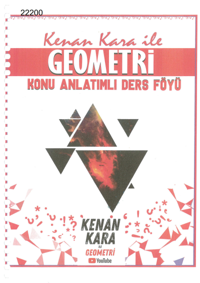 Kenan Kara İle Geometri 2022 Güncel Baskı #2022 Tayfa KONU ANLATIMLI DERS FÖYÜ SegaCopy Fotokopi Merkezi