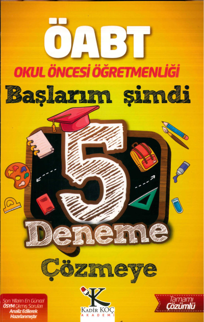 BAŞLARIM ŞİMDİ 5 DENEME ÇÖZMEYE