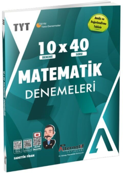 Alternatif Yayınları TYT Matematik 10 x 40 Branş Denemeleri