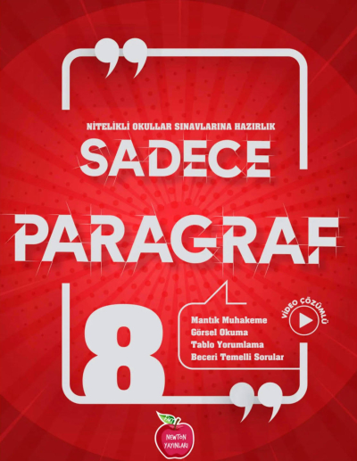 8.Sınıf LGS Sadece Paragraf Soru Bankası Newton Yayınları