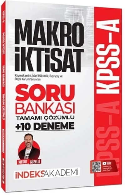 KPSS A Grubu Makro İktisat Soru Bankası ve 10 Deneme Çözümlü Mesut Güzelli İndeks Akademi Yayıncılık SegaCopy Fotokopi Merkezi