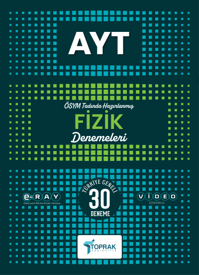 AYT Fizik Deneme 14x30 Toprak Yayıncılık SegaCopy Fotokopi Merkezi