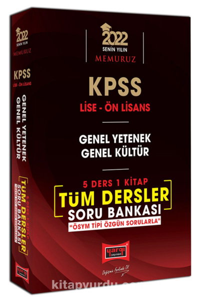 KPSS Lise Ön Lisans GY GK 5 Ders 1 Kitap Tüm Dersler Soru Bankası SegaCopy Fotokopi Merkezi
