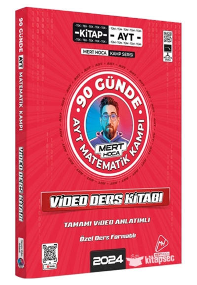 2024 90 Günde AYT Matematik Kampı Video Ders Kitabı Mert Hoca SegaCopy Fotokopi Merkezi