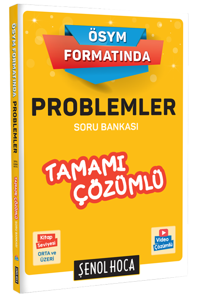 ÖSYM Formatında Problemler Tamamı Çözümlü Soru Bankası Şenol Hoca SegaCopy Fotokopi Merkezi