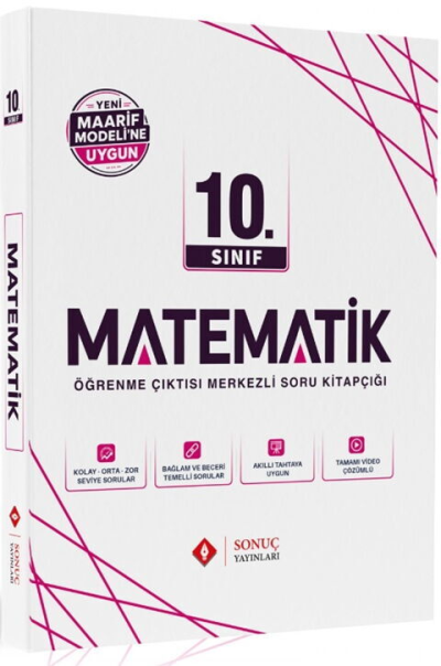10. Sınıf Matematik Maarif Modele Uygun Modüller Set Sonuç Yayınları SegaCopy Fotokopi Merkezi