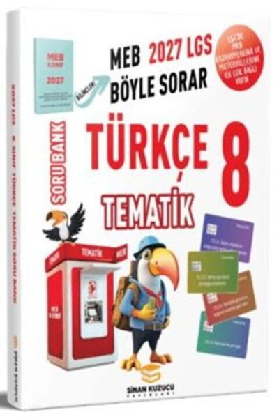 2027 8. Sınıf Tematik Türkçe Soru Bankası Sinan Kuzucu SegaCopy Fotokopi Merkezi