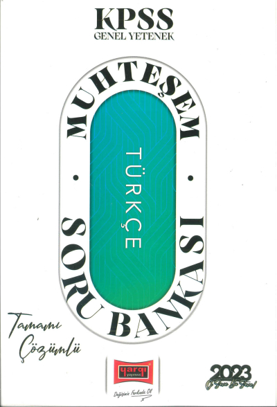 MUHTELEM TÜRKÇE TAMAMI ÇÖZÜMLÜ SORU BANKASI SegaCopy Fotokopi Merkezi