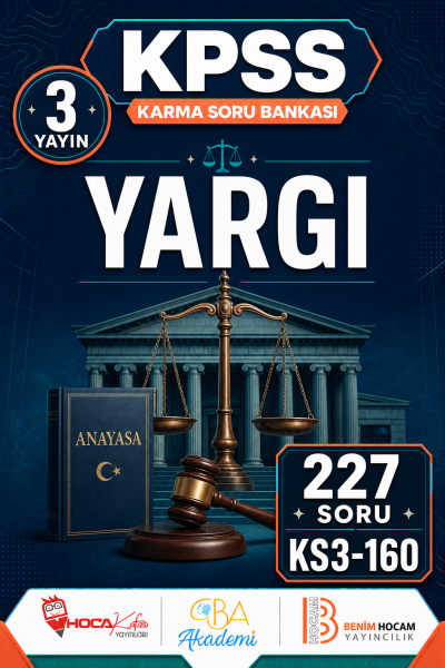 Yargı 3 Yayın 227 Soru (Benim Hocam - CBA - Hoca Kafası Yayınları) SegaCopy Fotokopi Merkezi