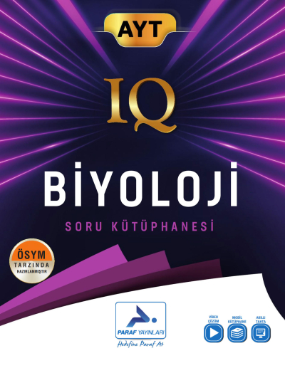 AYT Biyoloji IQ Soru Kütüphanesi Paraf Yayınları SegaCopy Fotokopi Merkezi